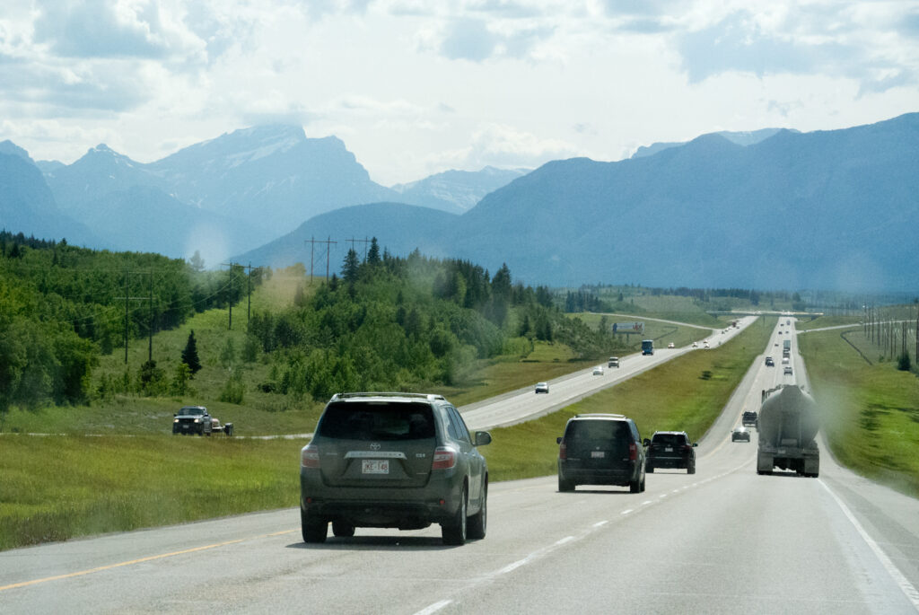 Approaching Banff